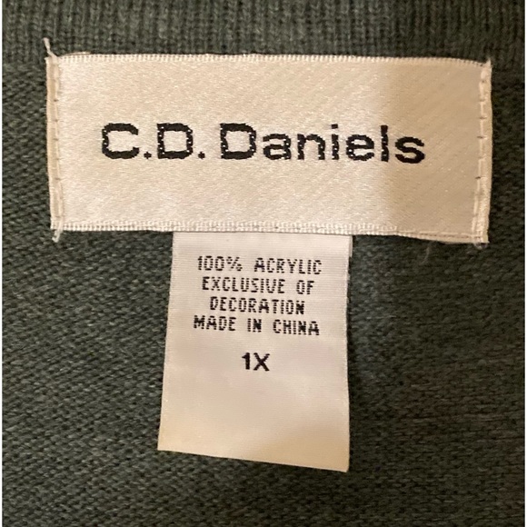 Ladies Size 1X Cathy Daniel’s Gray Top With Rhinestone Added To The  Neckline - Picture 10 of 16